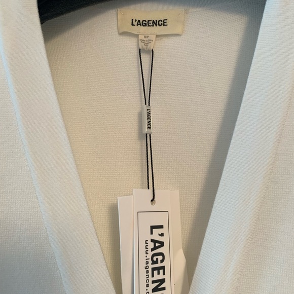 L’Agence white knit dress - Picture 3 of 5